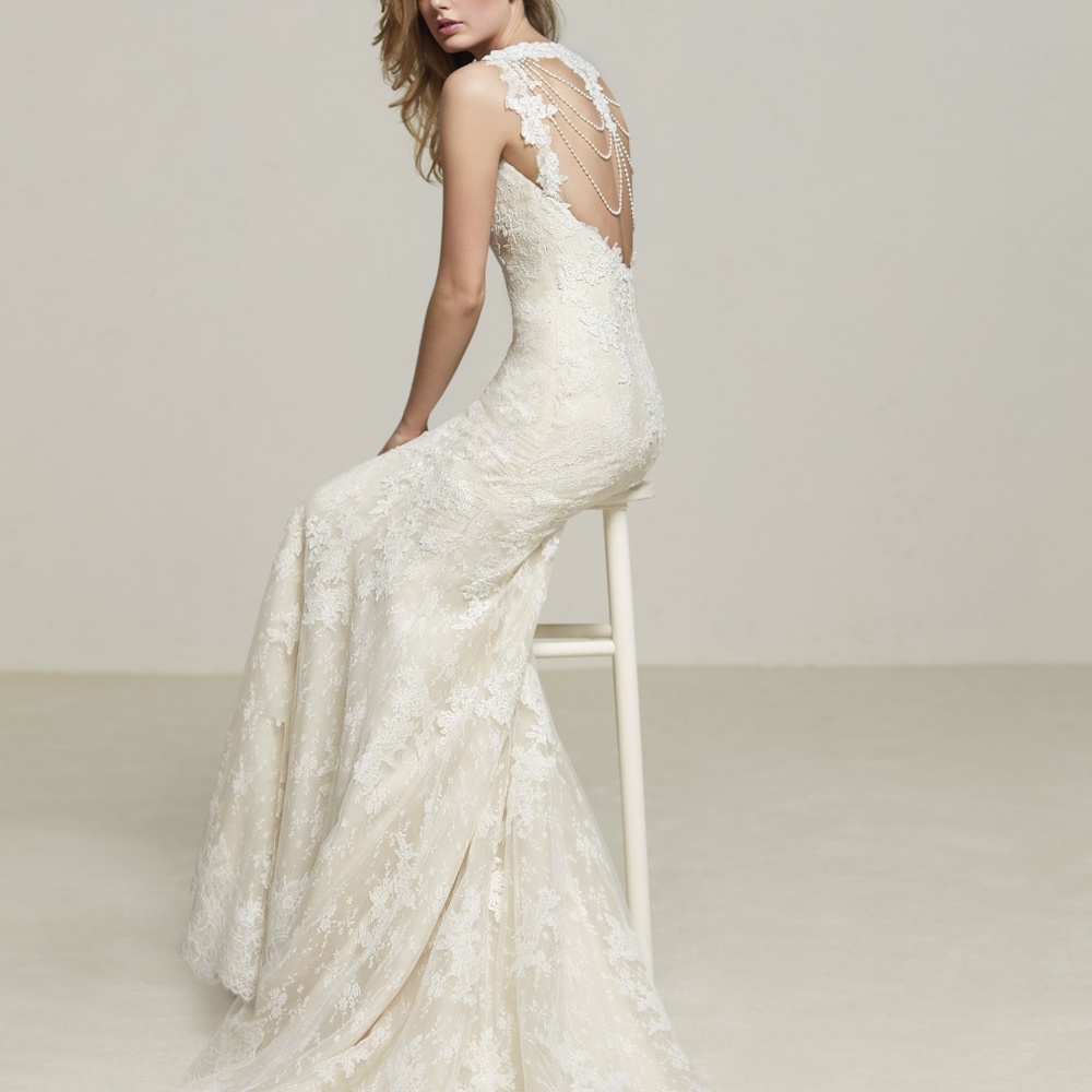 Designer Wedding Dress - Picture 2 of 8